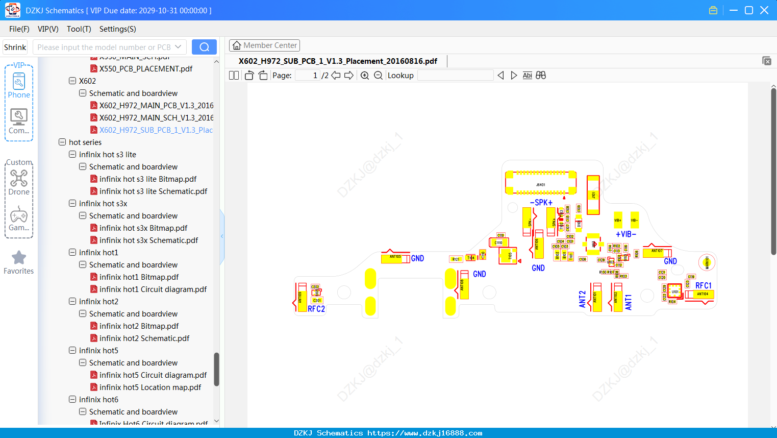 Infinix X602_H972_SUB_PCB_1_V1.3_Placement_20160816